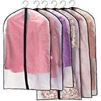 Niviy Fundas Ropa- Protectores Claros de la Cremallera Fundas de Vestido para Los Juegos de la Camisa-3pcs los 60…
